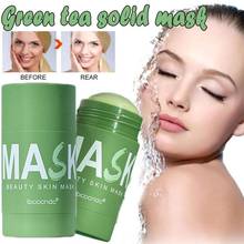 Clean Face Mask Green Tea Face Cleans Pores Dirt Moisturizing Hydrating Whitening Face Care Mask 2024 - buy cheap