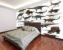 Children's wallpaper,Cretaceous dinosaurs photo murals for kids rooms study living room background PVC 2024 - buy cheap