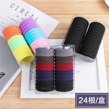 24pcs/Lot Girls Nylon Elastic Hair Bands Rubber Bands Scrunchies Hair Ropes Ponytail Holder Hair Accessories 2024 - buy cheap