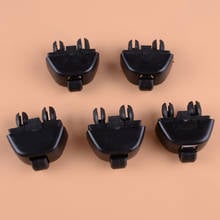 CITALL 5Pcs Black Car Inner Sun Visor Hook Clip Fit for Audi A6 C6 2004 2005 2006 2007 2008 2009 2010 2011 4F0857561 2024 - buy cheap