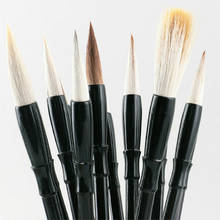 3pcs/set Chinese Calligraphy Pen Wolf Hair Calligraphy Ink Painting Brush Caligrafia Practice Brushes Pen Tinta China Art Supply 2024 - купить недорого