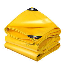 Tecido amarelo à prova de chuva 0.45mm, capa de pvc com bandeja revestida, tecido oxford à prova d'água, toldo ao ar livre, proteção contra o sol 2024 - compre barato