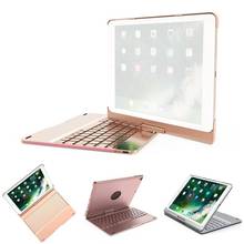 Teclado de tablet sem fio, com luz respirável, bluetooth, para ipad 2018/2017 pro 9.7/air2, teclado de substituição 2024 - compre barato