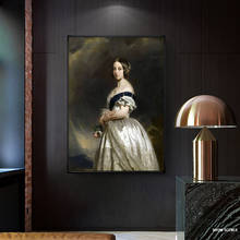 Retrato da rainha victoria quadros em tela reproduções famosa arte da rainha victoria quadros em tela casa decoração 2024 - compre barato