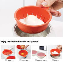 Microwave Egg Poacher Food Grade Cookware Double Cup Egg Boiler Kitchen Steamed Egg Set Microwave Ovens Breakfast Cooking Tools 2024 - buy cheap