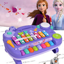 Disney Frozen electronic music knock on piano toy girl puzzle early education Mickey children'sknock on piano kindergarten gift 2024 - buy cheap