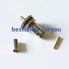 BNC Q9 Jack Female Bulkhead O-ring Crimp RF Connector For LMR195 RG58 RG400 RG142 2024 - buy cheap