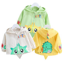 Children Spring Autumn New Baby Cartoon Jacket Infant Boys Handsome Tops Fashion Casual For Girls Hooded Clothes Kid Outerwear 2024 - buy cheap