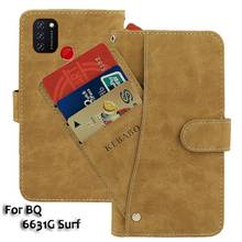 Vintage Leather Wallet BQ 6631G Surf Case 6.53" Flip Luxury Card Slots Cover Magnet  Phone Protective Cases Bags 2024 - buy cheap