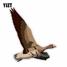 YJZT 14CM*12.2CM Interesting Waterproof Flying Geese Animal Car Sticker Decal C29-1151 2024 - buy cheap