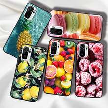 Capa de silicone tpu para xiaomi redmi, capa para frutas e chocolate, note 10s, 10pro, note10s 2024 - compre barato