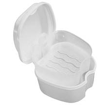 Durable and convenient Denture Bath Box Case Dental False Teeth Storage Box with Hanging Net Container 2024 - buy cheap