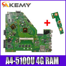 X550WE Motherboard A4-5100U 4G RAM For Asus Chromebook X550WE X550W D552W X552E X550EP Laptop motherboard X550WE Mainboard 2024 - buy cheap