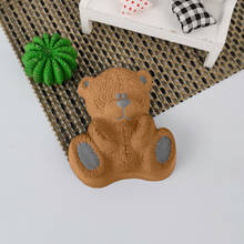 Molde de sabão artesanal de urso e pelúcia, molde de silicone para sabão de urso, argila e fondant, moldes de velas dw0266 2024 - compre barato