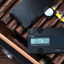 Galiner Pocket Portable Cigar Hygrometer For Humidor Case Black Travel Humidity Meter Digital Cigar Humidor Hygrometers 2024 - buy cheap