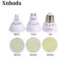 E27 E14 MR16 GU10 LED Bulb 48 60 80 LEDs  Lamp 2835 SMD LED Lamp Spotlight  AC220V 2024 - buy cheap