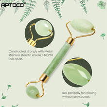 Double Natural Head Facial Massage Roller Jade Face Slimming Body Head Neck Nature a Device Drop Shipping 2024 - buy cheap