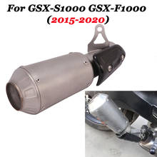 Slip On For SUZUKI GSX-S1000 GSX-F1000 GSXF2015-2020 Motorcycle GP Exhaust Pipe Escape Modified Muffler Middle Connect Link Pipe 2024 - buy cheap