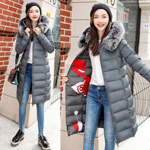 Double-sided Wear Winter Jacket Women Parka Femme Korean Long Coat Fur Hood Fashion Ladies Coats Parkas Mujer 2020 KJ674 2024 - buy cheap