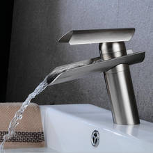Vidric-torneira para banheiro de níquel escovado, cachoeira, misturador, água quente e fria, banheiro 2024 - compre barato