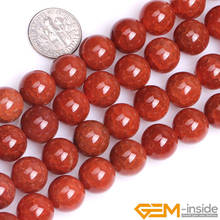 Red Crackle Round Beads For Jewelry Making Strand 15 inch DIY Accessorries Bead For Bracelet Necklace For Women Gifts 12 14 16mm 2024 - buy cheap