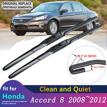 Car Wiper Blades Windshield for Honda Accord 8 2008 2009 2010 2011 2012 Front Windscreen Brushes Wipers Car Accessories Stickers 2024 - buy cheap