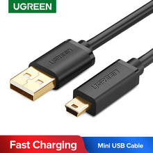 Ugreen Mini USB Cable Mini USB to USB Fast Data Charger Cable for Cellular Phone MP3 MP4 Player Digital Camera HDD Mini USB 2024 - купить недорого