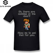 Terraria T Shirt Guide Likes Zombies T-Shirt Cute Print Tee Shirt 6xl Men Short-Sleeve Streetwear Cotton Tshirt 2024 - buy cheap
