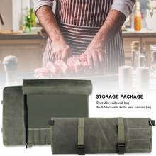 Portable Kitchen Cooking Chef Knife Bag Roll Bag Carry Case Bag Kitchen Cooking Dropshipping 2024 - buy cheap