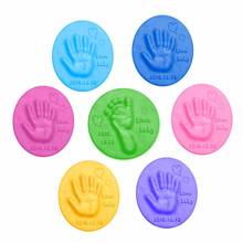 Baby Items Baby Hand Foot Inkpad Drying Soft Clay Baby Handprint Footprint Imprint Casting Parent-child Hand Inkpad Fingerprint 2024 - buy cheap
