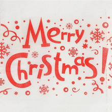 Санта Клаус Счастливого Рождества туалетный рулон бумаги стол Гостиная Ванная комната ткани AC889 2024 - купить недорого
