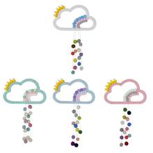 Nordic Style Rainbow Raining Cloud Decoration Baby Room Wall Hanging Home Decoration Children Room Accessories Photo Props 2024 - buy cheap