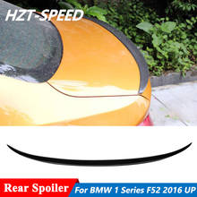 Spoiler traseiro para bmw 1 series f52 120i 118i 125i sedan, fibra de carbono ou frp, acessório para carros posterior, modificações 2016 up 2024 - compre barato