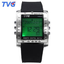 TVG-relojes digitales Led para hombre, cronógrafos deportivos rectangulares a la moda, con Control remoto, para TV 2024 - compra barato