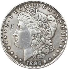 1893-cc moedas do dólar morgan eua corpo cópia 2024 - compre barato