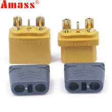 Amass icx301plug, 5/10/pares, conectores macho e fêmea com interface de sinal, plugue conector para bateria modelo rc 2024 - compre barato