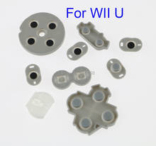 10sets Silicon Conductive Rubber Pad Button Contacts Kit for Nintendo Wii U WiiU Gamepad Conductive Rubber Pad Resin Button ABXY 2024 - buy cheap