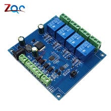 DC 7-24V Modbus-RTU 4 Channel Relay Module RS485 TTL Controller Switch Signal Input Output Anti-reverse Connection for Arduino 2024 - buy cheap