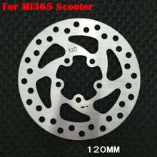 Peça de reposição de rotor e freio a disco para xiaomi mijia, 2 peças, 120mm, scooter elétrica, peças de reposição para m365 2024 - compre barato