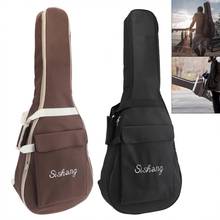 40 / 41 Inch Oxford Fabric Guitar Case Gig Bag Double Straps Padded 10mm Cotton Soft Waterproof Backpack Black Coffee Optional 2024 - buy cheap