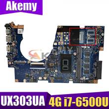 UX303UB Laptop motherboard for ASUS ZenBook UX303UA UX303U original mainboard 4G-RAM I7-6500U GM 2024 - buy cheap