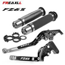 Motorcycle Adjustable Folding Brake Clutch Levers Handlebar Hand Grips Set FOR YAMAHA FZ6S FZ6N FZ6R/FZ6 FAZER 1998-2003 2001 2024 - buy cheap