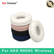 Earpads For AKG N60NC Wireless Headphone Earpads Replacement Headset Ear Pad PU Leather 2024 - buy cheap
