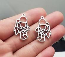 20pcs/lot--15x28mm, Astronaut cham,Antique silver plated Astronaut charms,DIY supplies,Jewelry accessories 2024 - buy cheap