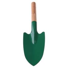 Wooden Handle Reinforced Gardening Shovel Loose Soil Planting Easy Use 2024 - buy cheap