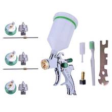 HVLP Spray Gun Set 600ML 1.4mm 1.7mm 2.0mm Airbrush Kit Steel Nozzle Gravity Pneumatic Paint Sprayer Car Auto Repair Tool Kits 2024 - buy cheap