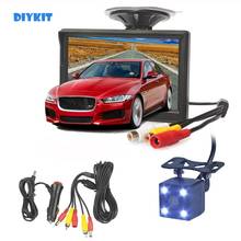 DIYKIT-Monitor impermeable de marcha atrás para coche, cámara de visión trasera con Monitor, 5 ", 800x480 HD 2024 - compra barato