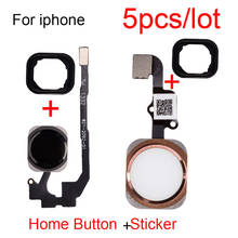 5pcs/lot NEW Home Button with Flex Cable for iPhone 5S 6S 6 4.7" / 6 6s Plus 5.5"  Home Flex Assembly 2024 - buy cheap