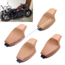 Cojín de cuero para asiento delantero de motocicleta, accesorio impermeable para Harley Sportster Forty 48 XL1200 883, oferta 2024 - compra barato
