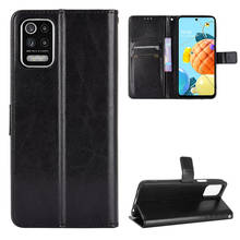 Capa de couro para lg k52 lgk52, capa clássica 6.6 "em couro pu com flip para lg k52 k lgk52 lmk520emw 2024 - compre barato